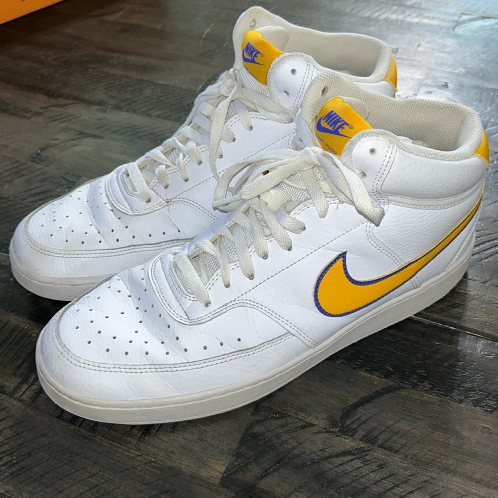 Nike Court Vision Lakers size 12